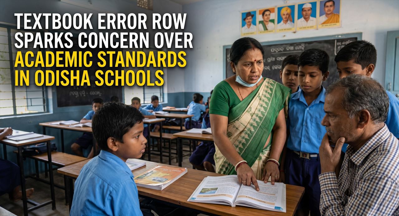 Textbook Error Row Sparks Concern Over Academic Standards in Odisha Schools